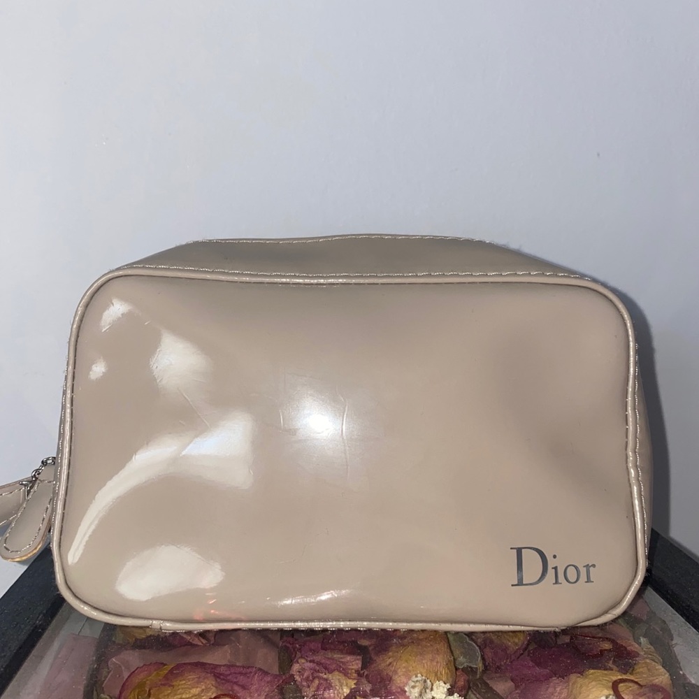 Christian Dior makeup bag